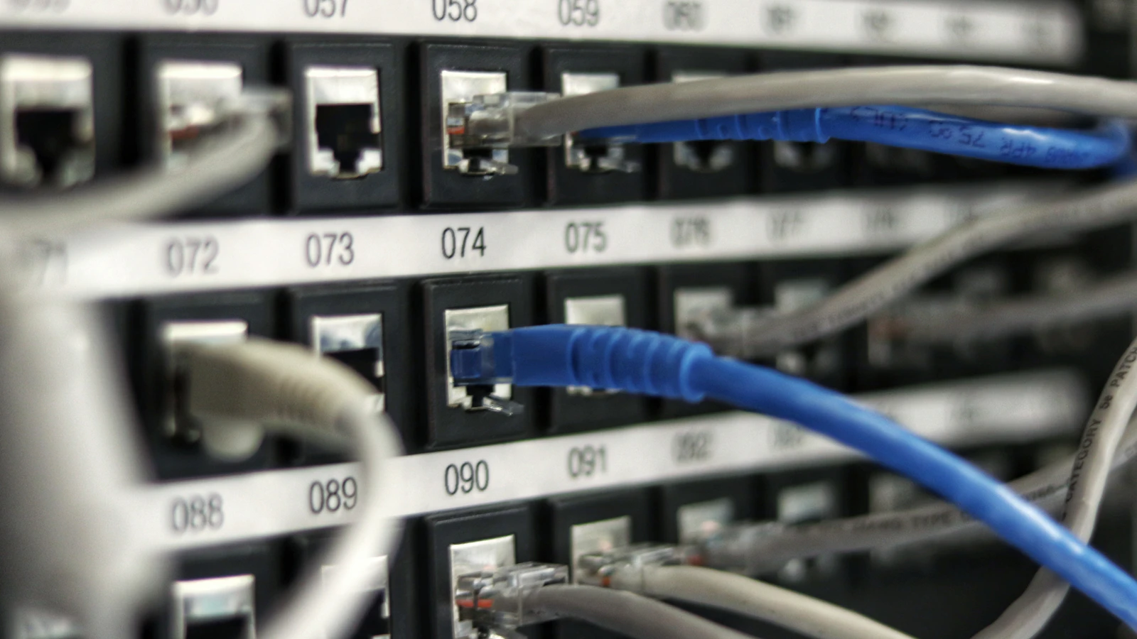 Server racks providing cloud computing infrastructure